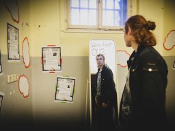 Ausstellung Anne-Frank-Gesamtschule im Hafthaus Moers 0525